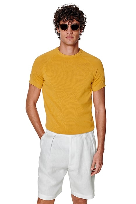 YELLOW SHORT SLEEVE CREWNECK 1