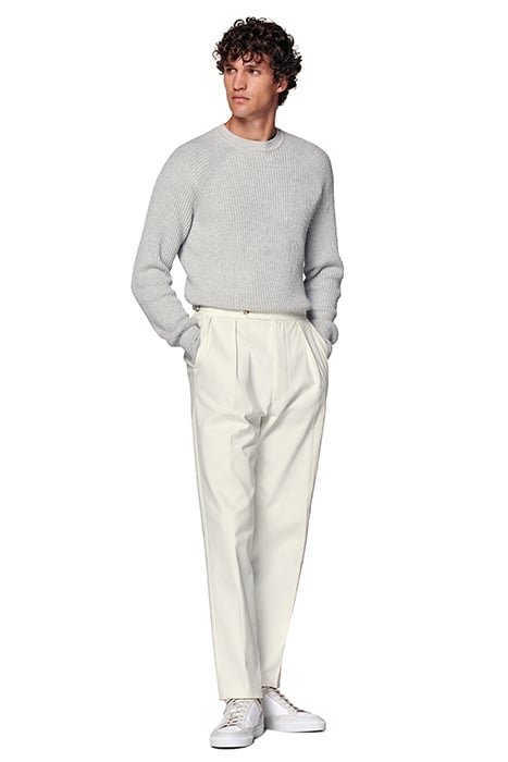 OFF-WHITE WIDE LEG TAPERED TROUSERS 4
