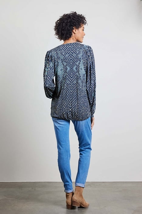 LOOSE TEE IMAGINE, SMOCK DARKBLUE WITH SNEAKPEAK PRINT 3