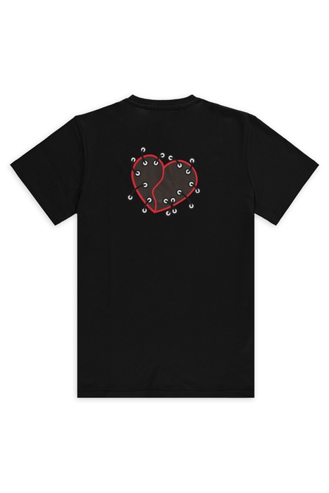 BROKEN HART TEE BLACK 2