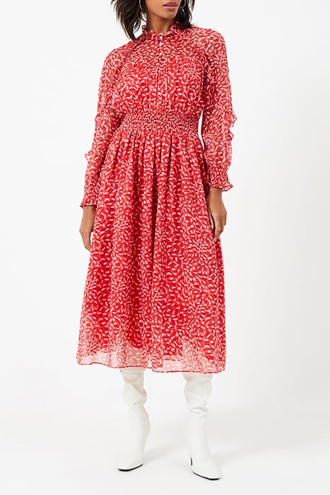 BILLI RECYCLED HALLIE DRESS RED 1