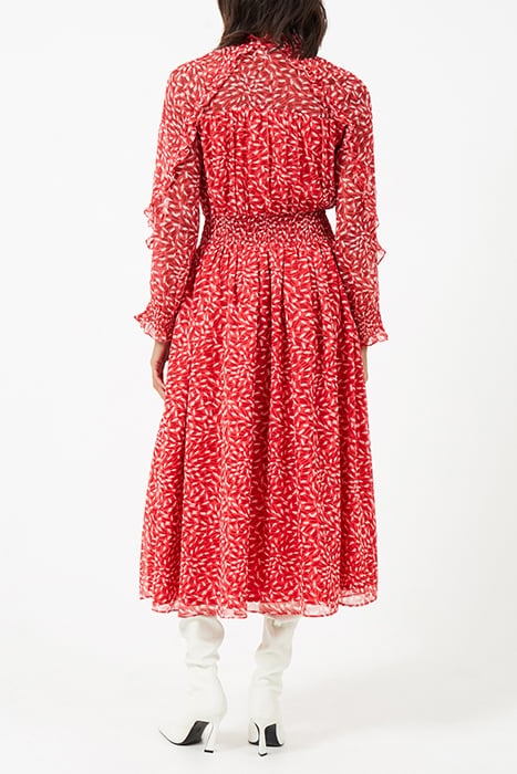 BILLI RECYCLED HALLIE DRESS RED 2