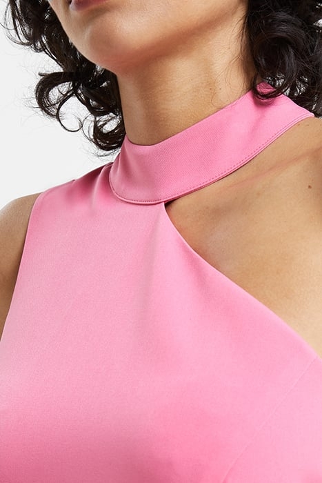 ECHO REC CREPE ONE SHOLDER DRS RED 4