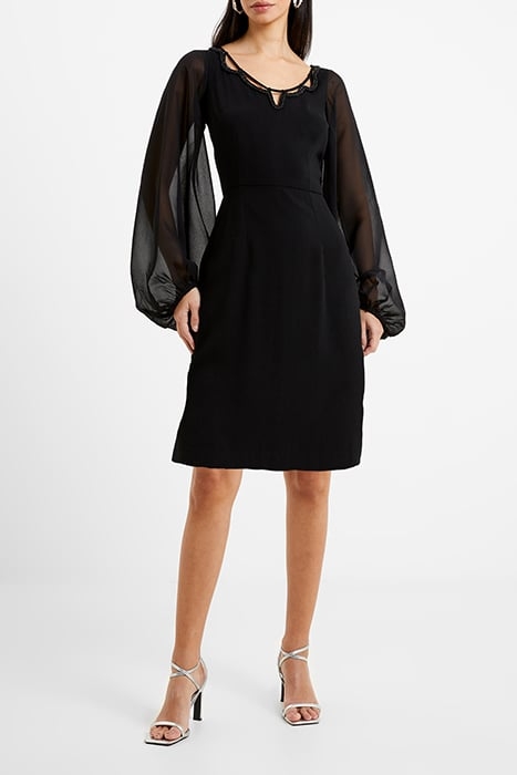 ADDINALA CREPE DRESS BLACK 1