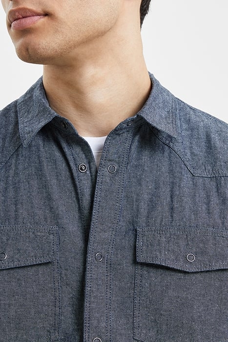 DENIM WESTERN SHIRT BLUE 6