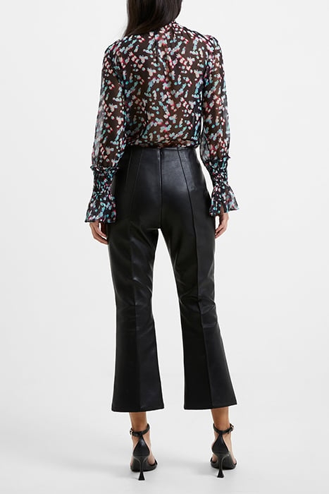 CLAUDIA PU STRETCH TROUSER BLACK 3