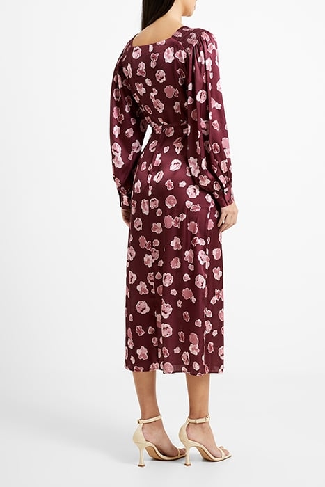 BRONWEN ALEEYA SATIN LS DRESS BROWN 6