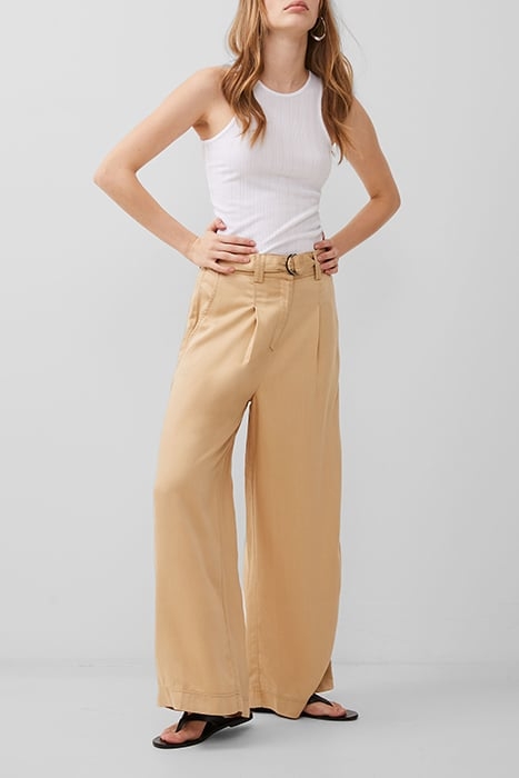 ELKIE TWILL TROUSER BROWN 2