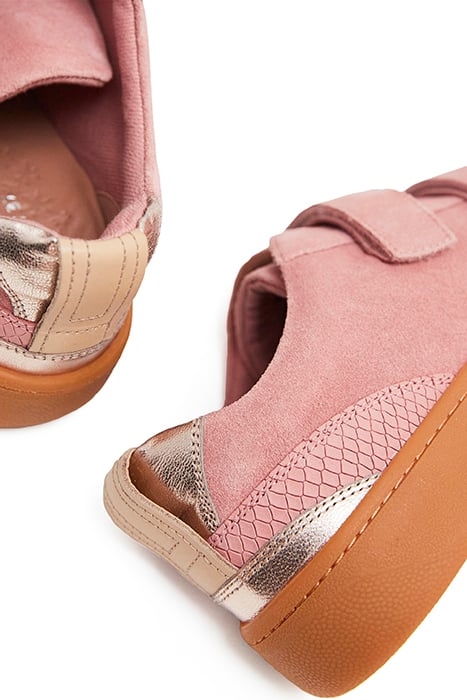 VELCRO SUEDE TRAINER TY PINK 4