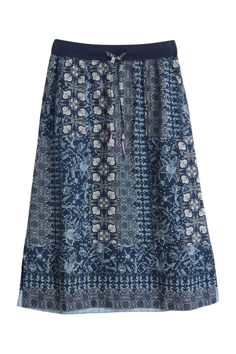 EFFIE LINEN SKIRT BLUE 3