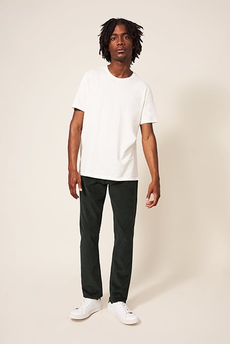 CROSBY CORD TROUSER DARK GREEN 3