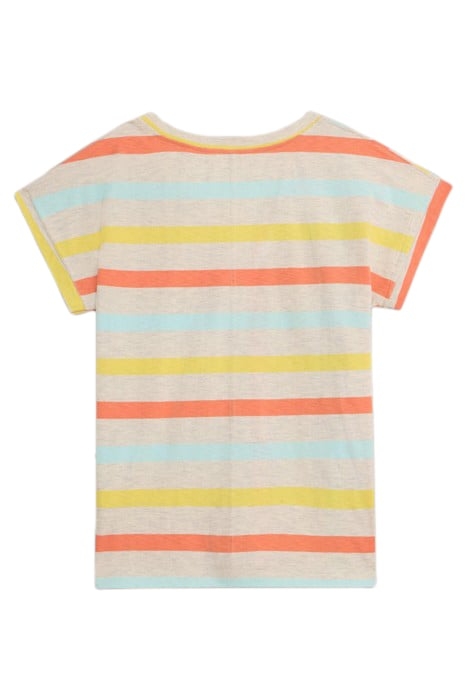 NELLY NOTCH NECK TEE NATURAL 2