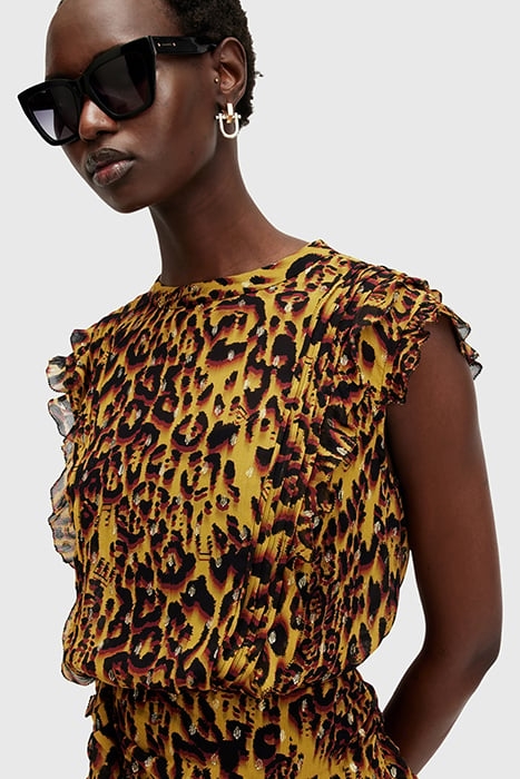 HALI DRESS TERESA DEEP YELLOW 7