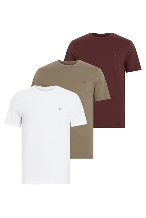 BRACE SS CREW 3 PK RED/GREEN/WHITE 1