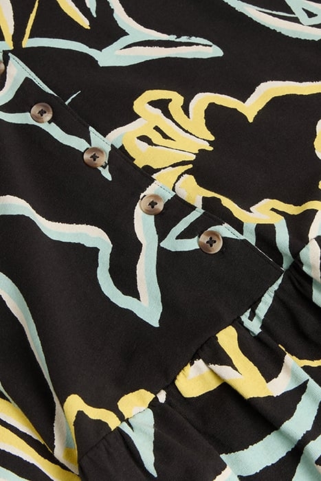 SONIA JERSEY MAXI DRE BLACK PRINTED 3