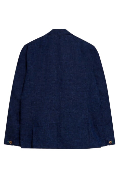 LINEN BLEND BLAZER DARK NAVY 2