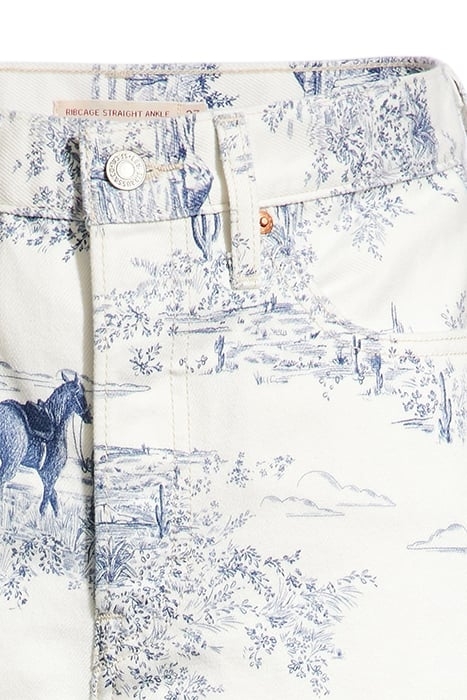 RIBCAGE STRAIGHT JEANS PANT WHITE 7