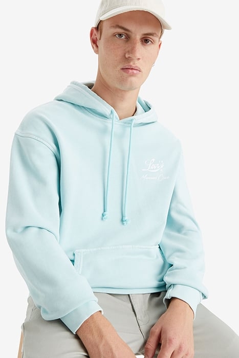 RELAXED JEANS HOODIE BLUE 6