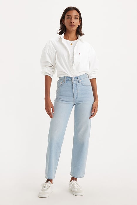 RIBCAGE STRAIGHT JEANS BLUE 2