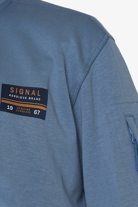 MIKKELSI ZIP CARDIGAN BLUE MIRAGE 6