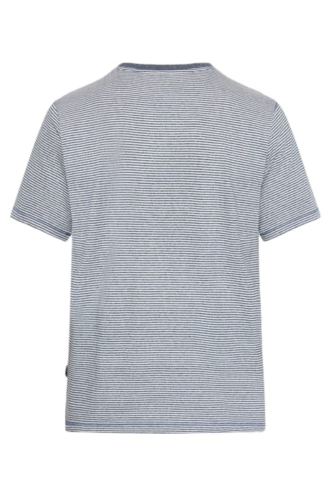 LUKESI PRINT STRIPE TEE BLUE AUTUMN 5