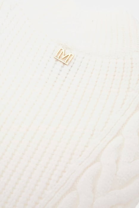 OZUNA SWEATER VEST PALE KNITTED PEARL 4