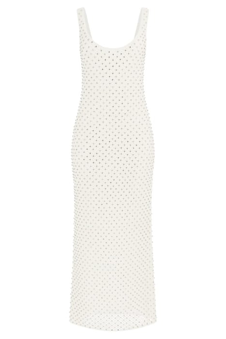 MARYLIN DRESS PALE PEARL MULTI 3