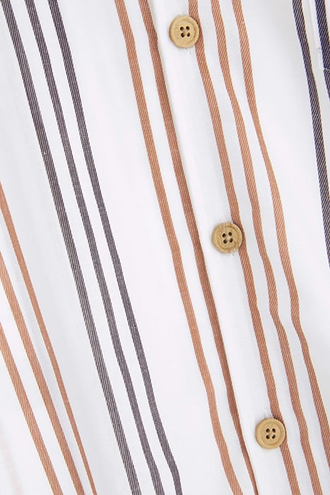 BILLY BOWLING SHIRT BLACK BROWN CASUAL STRIPES 7