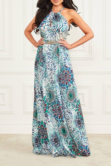 MINA LONG DRESS SOLI BOHO ANIMALLER 1