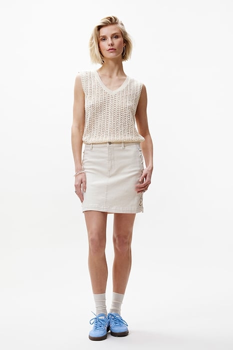 LACED SKIRT ECRU 1