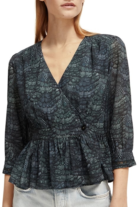 WRAP TOP FEATHER BOTTLE GREEN 6