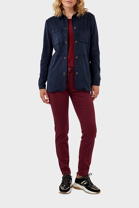 TROUSER WOVEN LONG 24001851 CABERNET 3