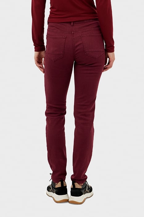 TROUSER WOVEN LONG 24001851 CABERNET 2