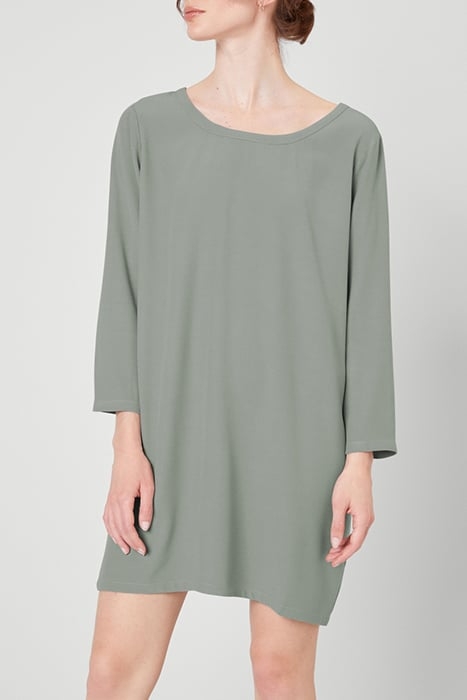 BOAT NECK SHORT DRESS ETAIN 1