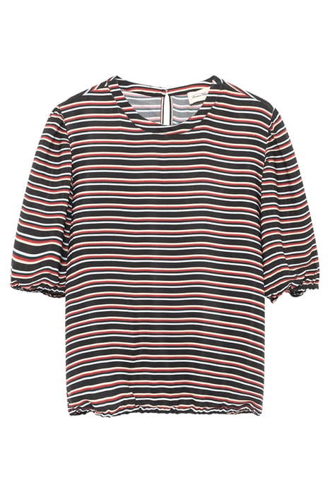 ROUND COLLAR PRINTED SHORT TOP ZAC 4