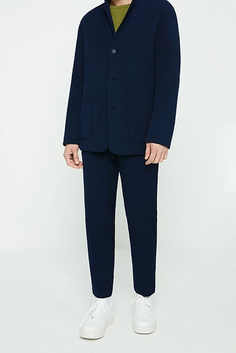 STRAIGHT MID-LENGTH BLAZER NAVY 1
