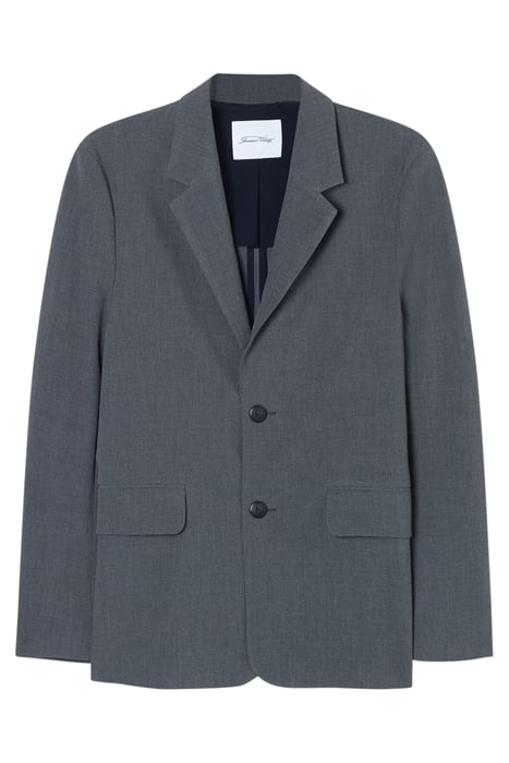 SHORT STRAIGHT BLAZER CENDRE CHINE 3