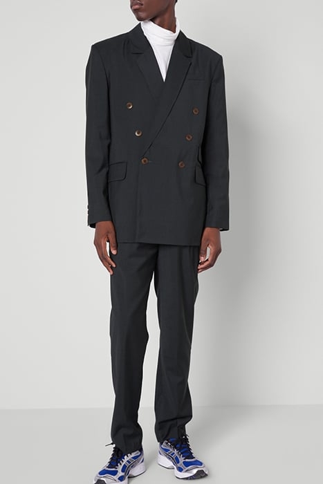 LOOSE DOUBLE-BREASTED BLAZER CARBONE 3