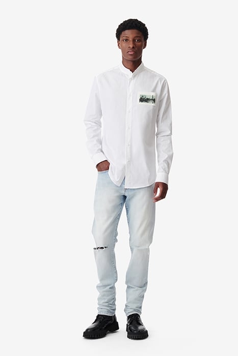 RONAN CASUAL SHIRT IN WHITE 2