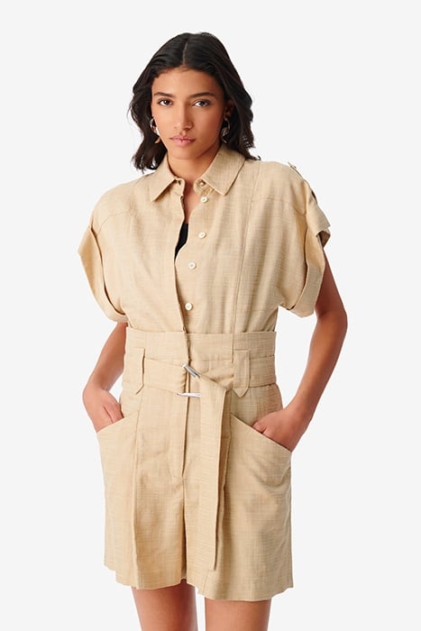 DORELLIA ROMPER IN CAMEL 1