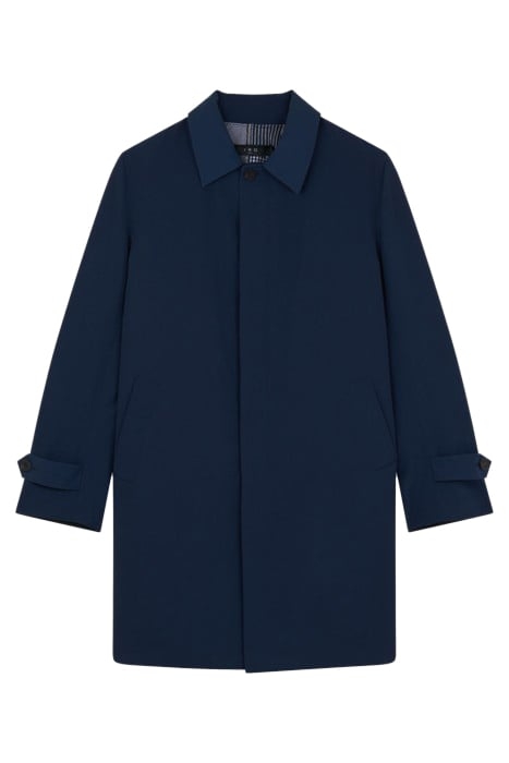 MILOT SINGLE BREASTED COAT IN NAVY 3