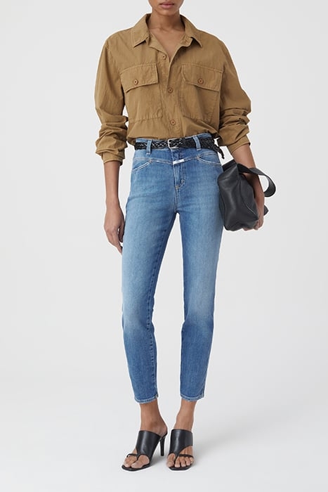 STYLE NAME SKINNY PUSHER JEANS MID BLUE 5