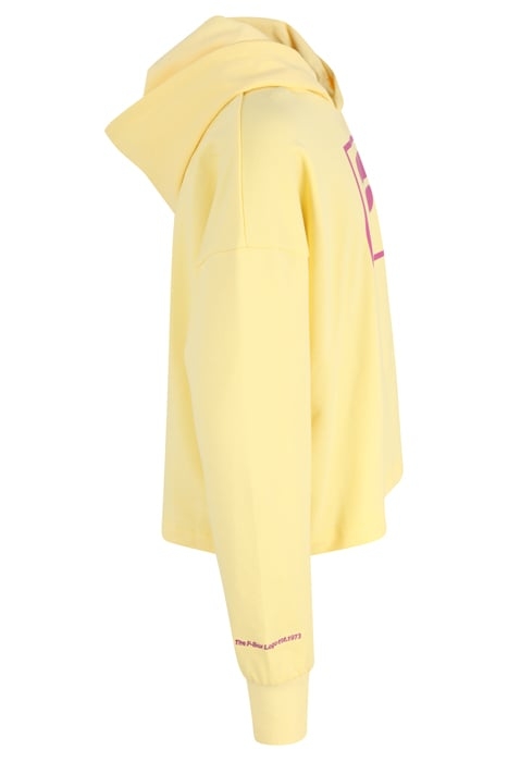 BURGHAUN CROPPED HOODY PALE BANANA 3