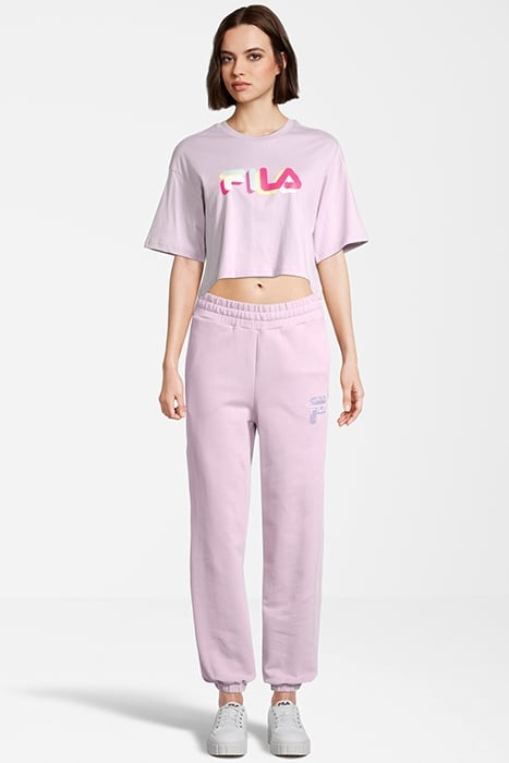 BEUNA CROPPED GRAPHIC TEE FAIR ORCHID 3