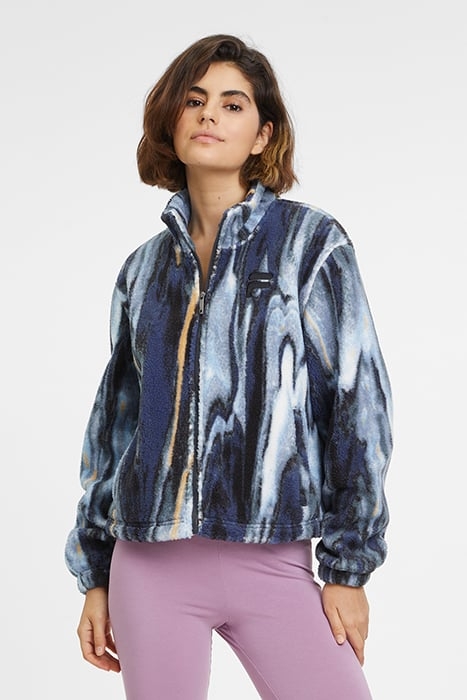 CHAMBLY AOP ZIPPER JACKET BLUE MELTING AOP 1