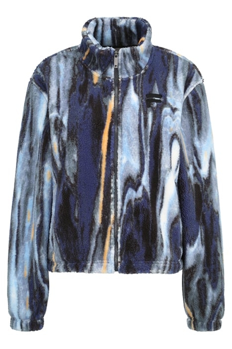 CHAMBLY AOP ZIPPER JACKET BLUE MELTING AOP 4