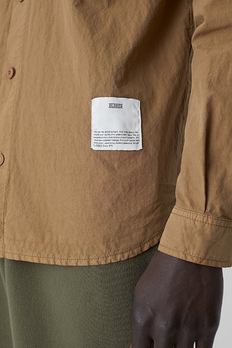 UTILITY SHIRT W/ ELBOW PATCHES SHIRTS & BLOUSES NUTMEG 6