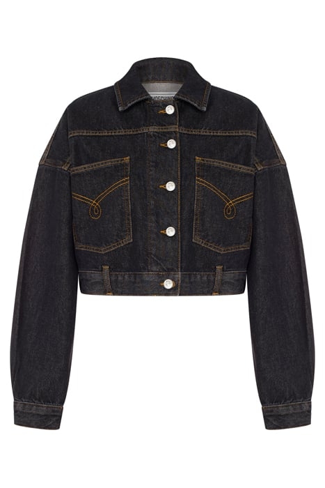 BLACK DENIM JACKET BLACK 3