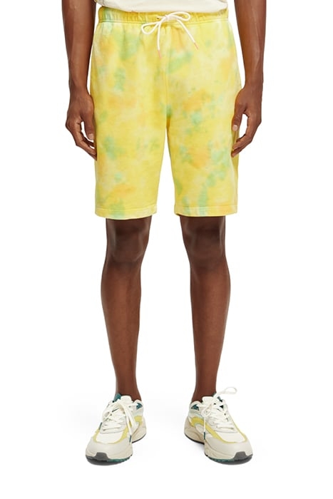 RELAXED TIE-DYE SWEATSHORTS YELLOW TIE DYE 1