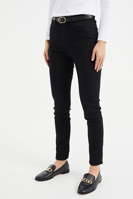 5-POCKET MID WAIST BLACK 1